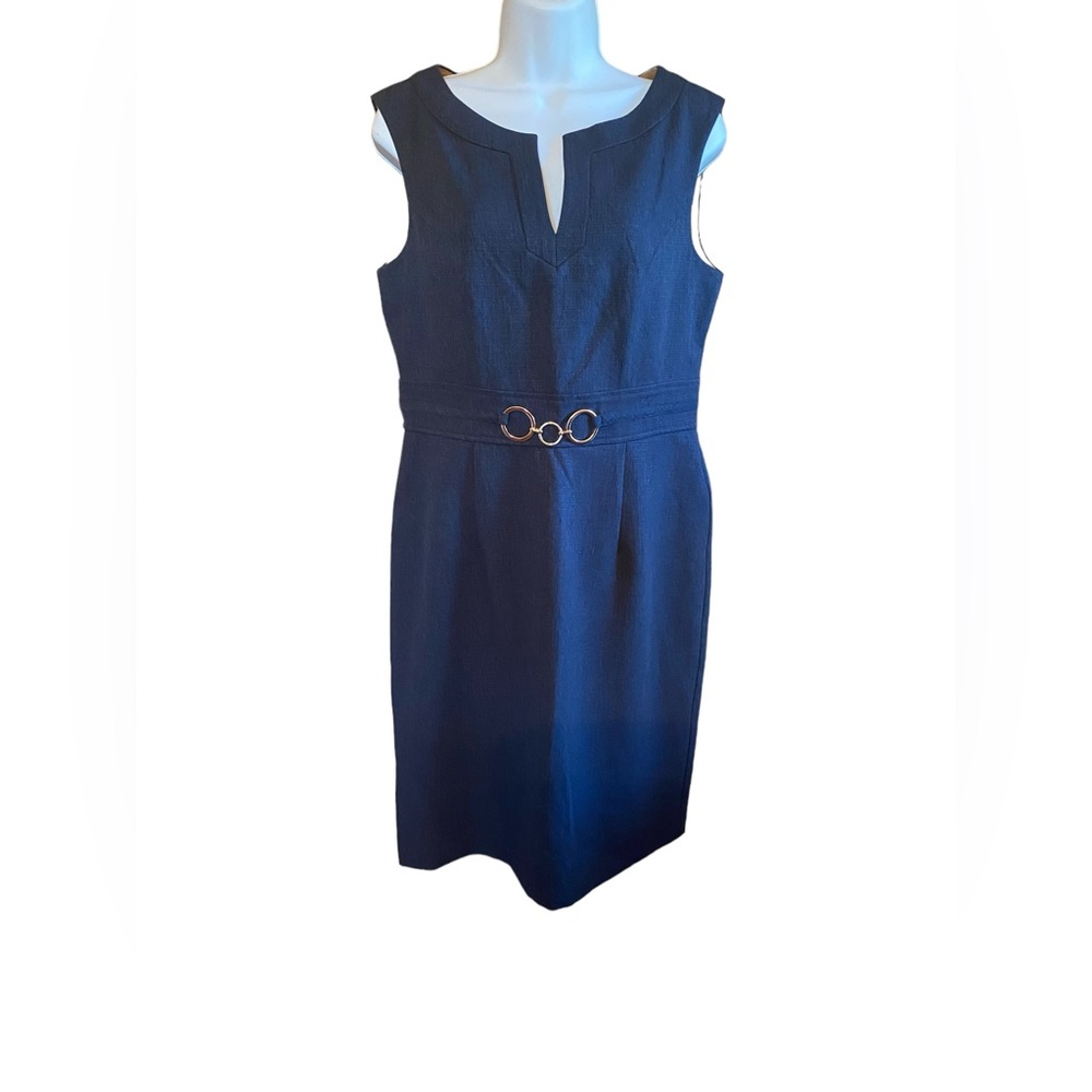 Connected Women's Denim Blue Sleeveless‎ Dress-Size 6/NWOT